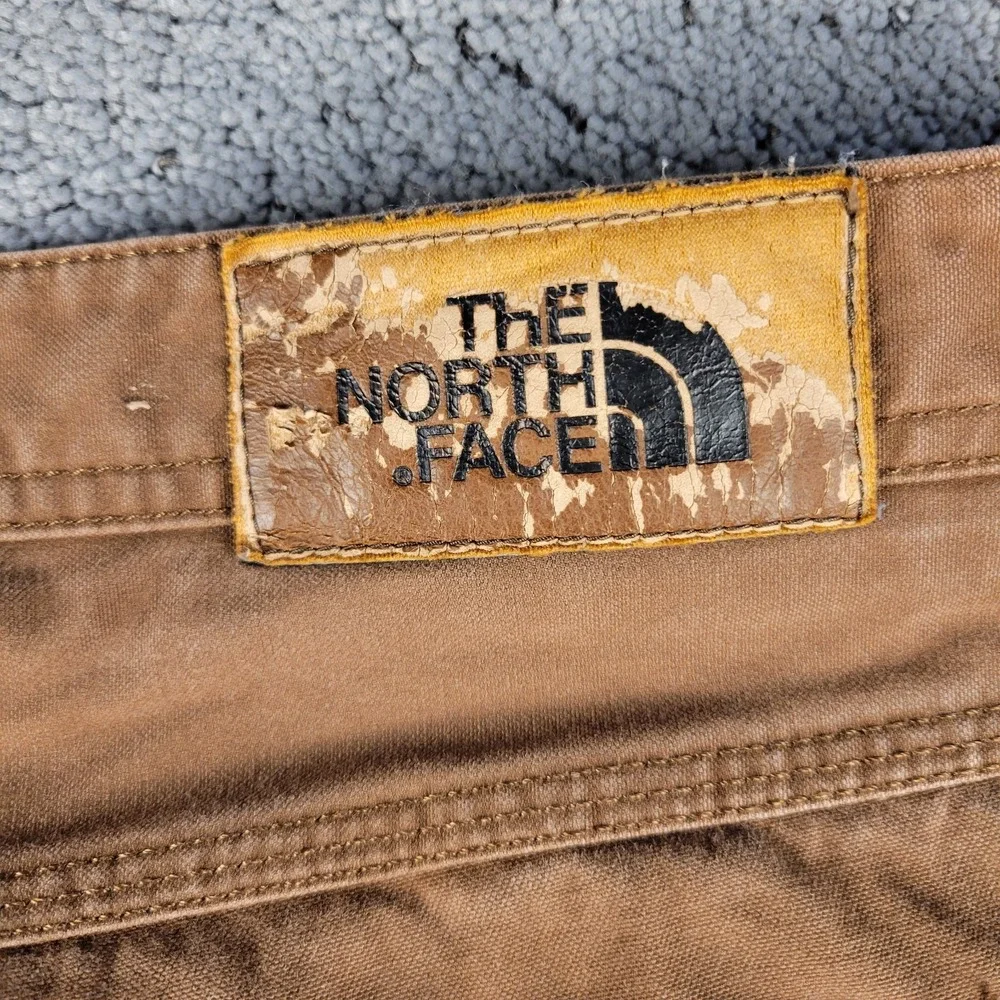 The North Face Pants Mens 38 Brown Relaxed Straight Leg Mid Rise Hiking Outdoors